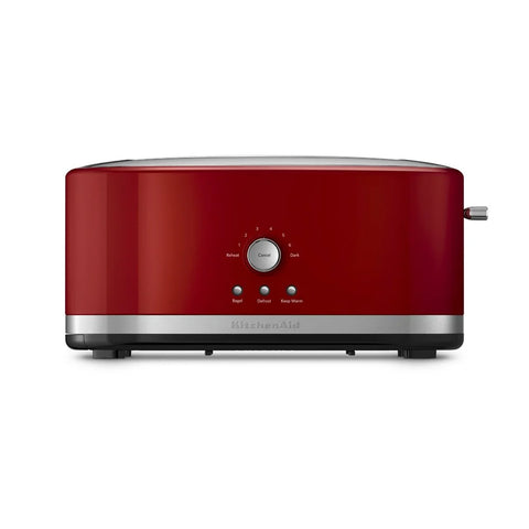 Kitchenaid 4 - Slice Toaster, Empire Red with High Lift Lever, 7 Shade Settings for Home Kitchen & Office