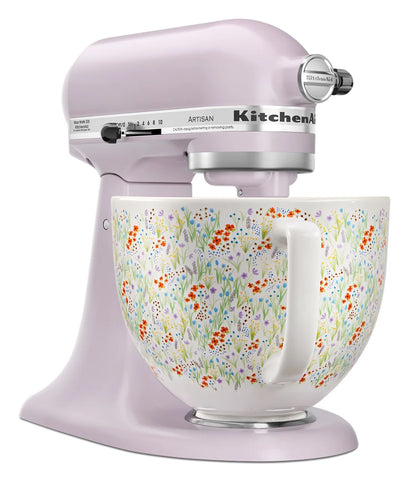 Kitchenaid Artisan Series 5 - Quart Tilt - Head Stand Mixer, Wildflower, KSM156CXWF for Home Kitchen & Office