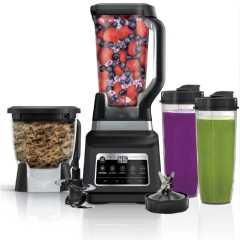 Ninja BN805A Kitchen Blender System and 8 - Cup Food Processor for Home Kitchen & Office