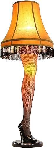 45" Christmas Deluxe Leg Lamp, Multicolor, Home Lighting Fixture for Home, Patio & Room Decor